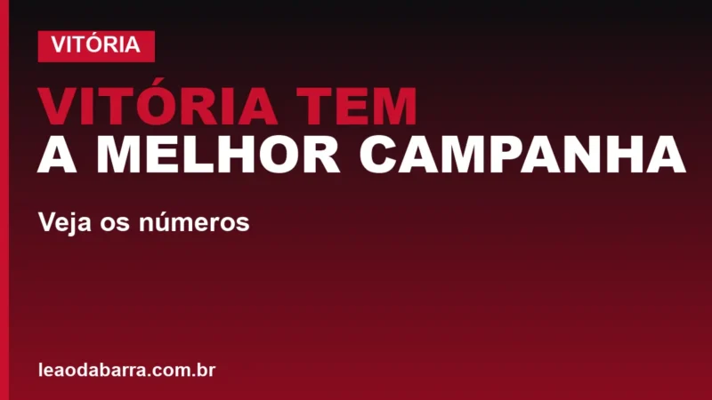 Vitória tem a melhor campanha desde o acesso; veja os números