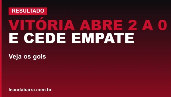 Vitória abre 2 a 0 e cede empate ao Mirassol; veja os gols
