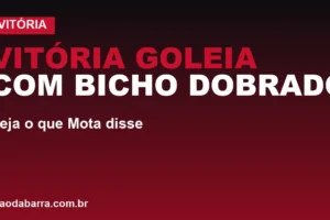 Vitória goleia com bicho dobrado: veja o que Mota disse