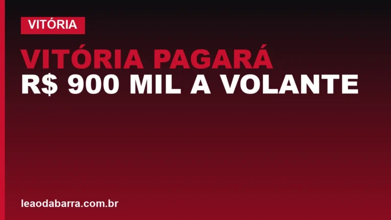 Vitória pagará R$ 900 mil a volante que abriu processo trabalhista