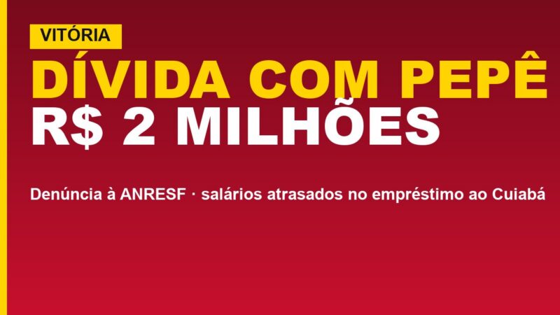 Vitória tem dívida com Pepê cobrada na ANRESF; veja o valor