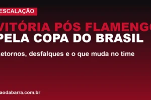 Vitória pós Flamengo pela Copa do Brasil encara Bragantino domingo (17/05): retornos, desfalques e o que muda no time