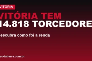 Vitória tem 14.818 torcedores no Barradão; descubra como foi a renda