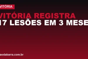 Vitória registra 17 lesões em 3 meses e tem DM mais lotado em dois anos