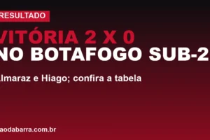 Vitória 2 x 0 no Botafogo Sub-20: Almaraz e Hiago; confira a tabela
