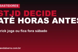 STJD decide até horas antes: Erick joga ou fica fora sábado