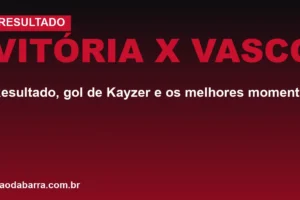 Vitória x Vasco: resultado, gol de Kayzer e os melhores momentos