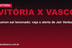 Vitória x Vasco: Ramon sai lesionado; veja o alerta de Jair Ventura