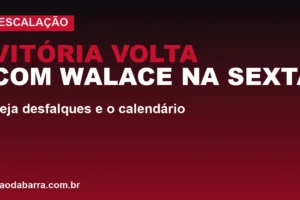 Vitória volta com Walace na sexta: veja desfalques e o calendário