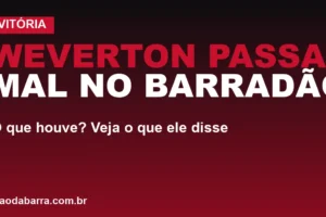Weverton passa mal no Barradão: o que houve? Veja o que ele disse