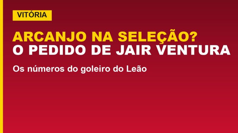 Arcanjo na Seleção? Jair Ventura pede: 10 jogos sem sofrer gol; veja