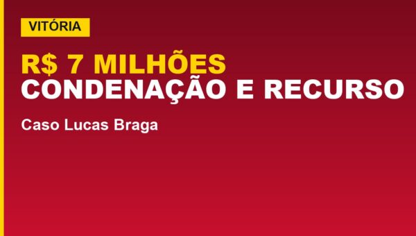 Vitória é condenado a pagar R$ 7 milhões a Lucas Braga; veja