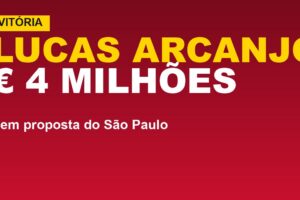 Vitória fixa preço de Arcanjo: 4 milhões de euros; veja