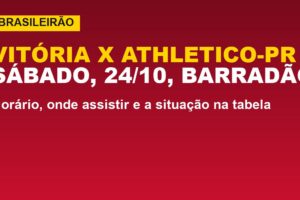Vitória x Athletico-PR, 24/10